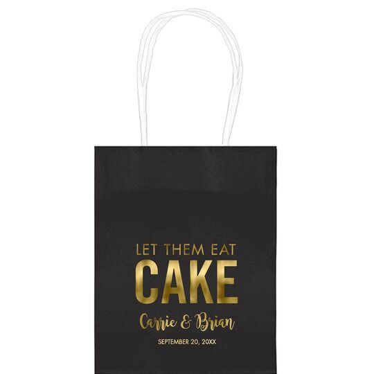 Let Them Eat Cake Mini Twisted Handled Bags